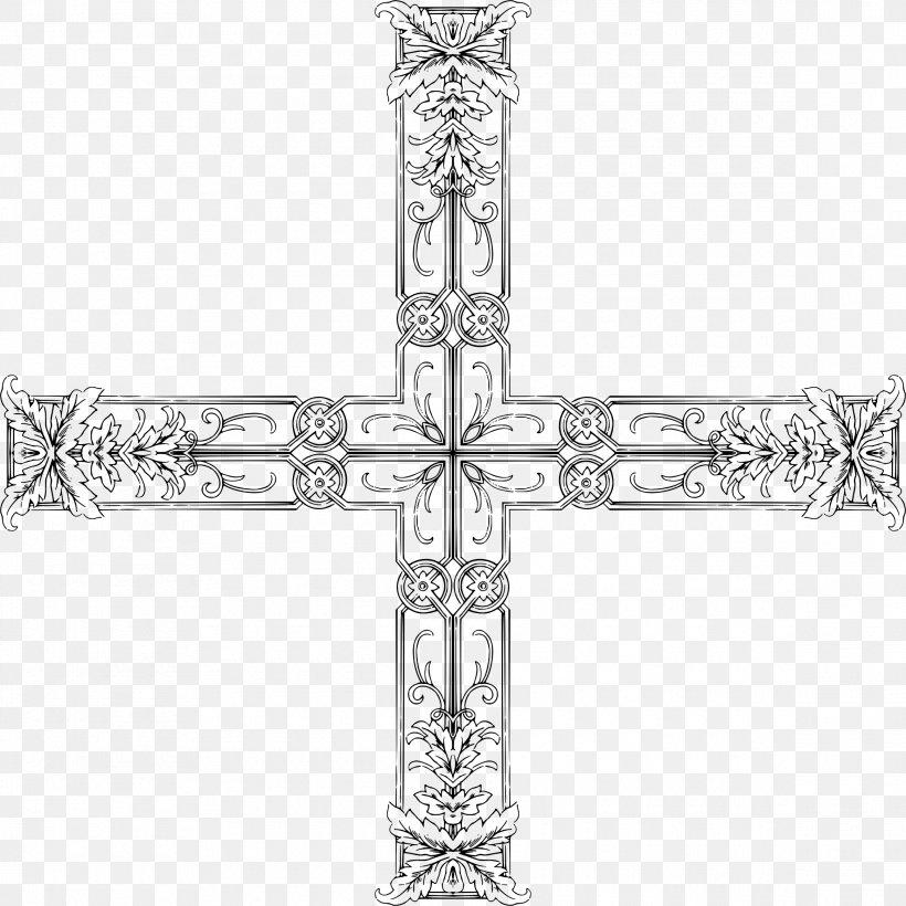Picture Frames Cross, PNG, 2330x2330px, Picture Frames, Black And White, Body Jewellery, Body Jewelry, Cross Download Free