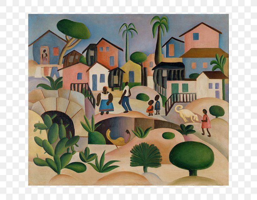 MALBA Morro Da Favela Brazil Abaporu Painting, PNG, 640x640px, Malba, Abaporu, Art, Artist, Artwork Download Free