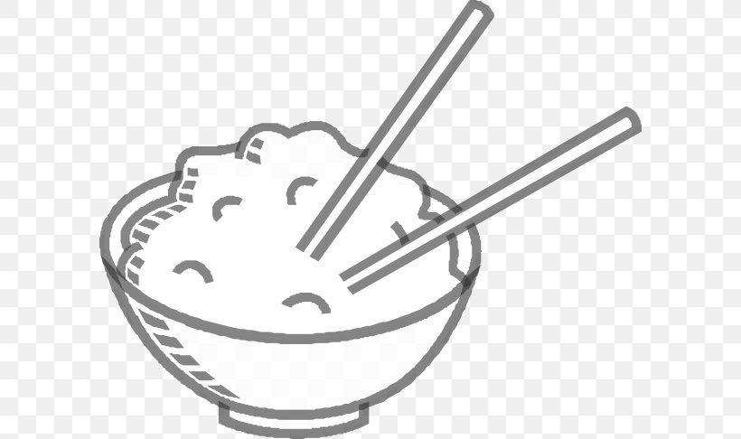 Fried Rice Asian Cuisine Bowl Japanese Cuisine, PNG, 600x486px, Fried Rice, Asian Cuisine, Auto Part, Bathroom Accessory, Black And White Download Free