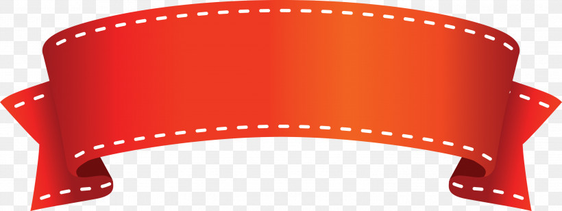 Arch Ribbon, PNG, 2999x1129px, Arch Ribbon, Auto Part, Automotive Lighting, Orange, Red Download Free