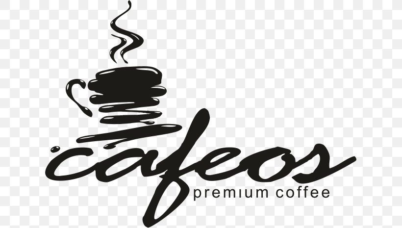 Cafe Logo Coffee Business, PNG, 635x465px, Cafe, Artwork, Beverages, Black And White, Brand Download Free