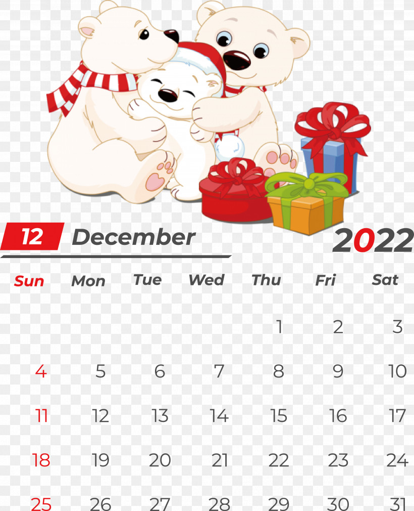 Christmas Day, PNG, 3646x4492px, Polar Bear, Arctic, Bears, Christmas Day, Christmas Tree Download Free