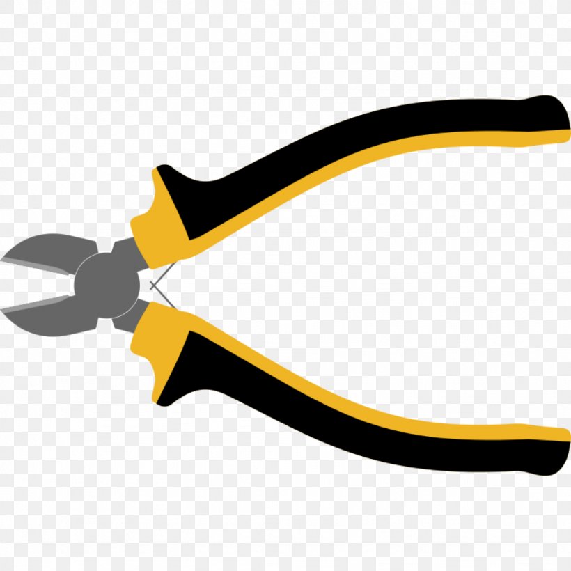 Diagonal Pliers Cutting Clip Art, PNG, 1024x1024px, Pliers, Cutting, Cutting Tool, Diagonal Pliers, Tool Download Free