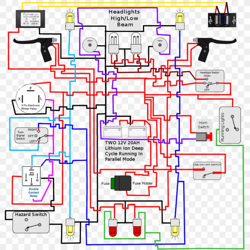 Wiring Diagram Light Electrical Wires & Cable Signal, PNG, 1000x1000px, Diagram, Area, Drawing, Electrical Network, Electrical Switches Download Free