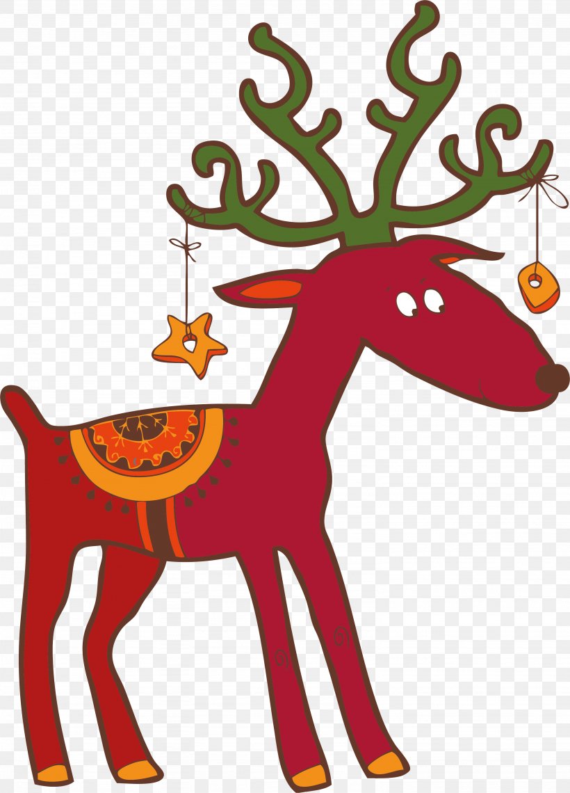 Christmas Ornament Reindeer Christmas Decoration Clip Art, PNG, 3076x4277px, Christmas, Animal Figure, Antler, Area, Artwork Download Free
