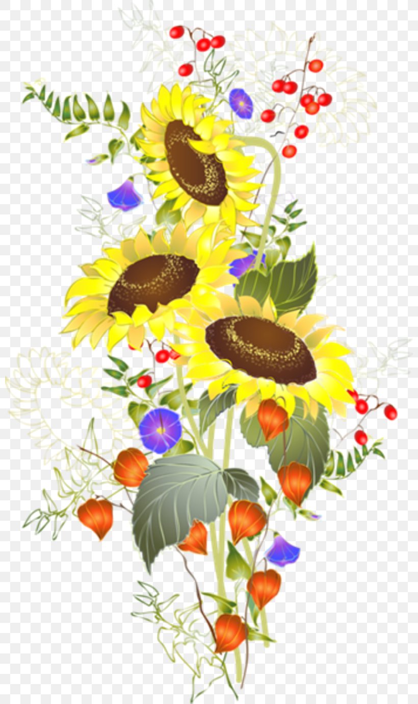 Floral Design Common Sunflower Cut Flowers Image, PNG, 800x1379px, Floral Design, Animated Film, Animation, Art, Artwork Download Free