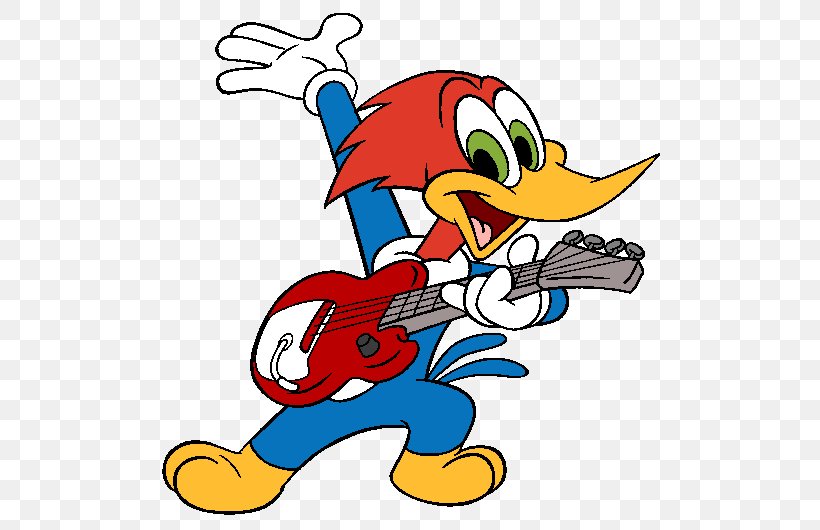 Woody Woodpecker Guitar YouTube, PNG, 500x530px, Woody Woodpecker, Animal Figure, Animation, Area, Art Download Free