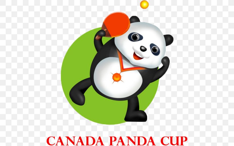 2017 Panda Cup Giant Panda Table Tennis World Cup Ping Pong Markham Pan Am Centre, PNG, 512x512px, Giant Panda, Ball, Fictional Character, Logo, Markham Download Free