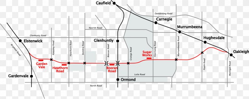 The Rosstown Hotel Rosstown Railway Oakleigh Elsternwick Rail Transport, PNG, 2342x940px, Elsternwick, Area, Diagram, Hotel, Melbourne Download Free