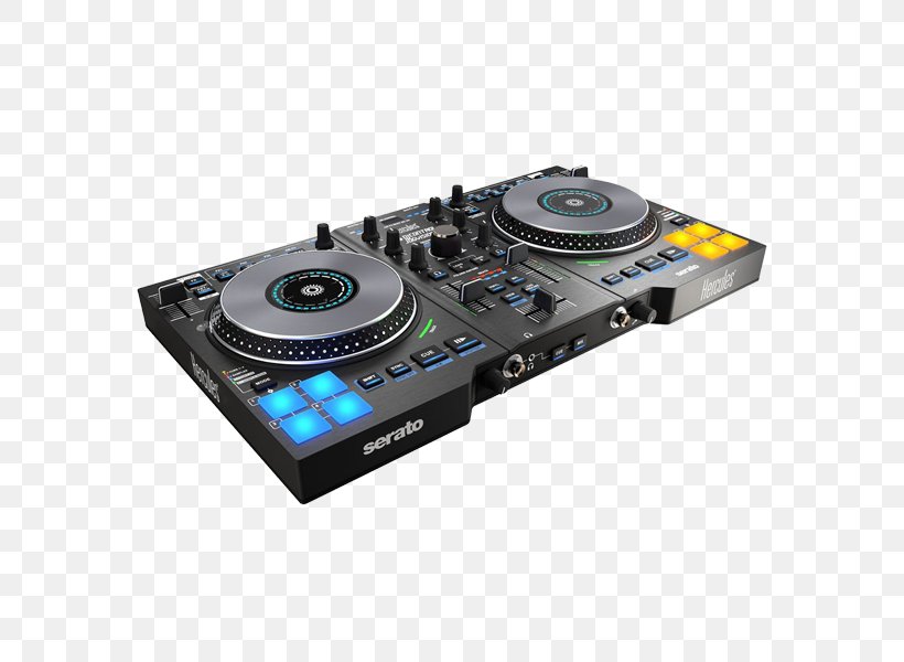 DJ Controller Hercules DJ Control Jogvision Disc Jockey DJ Mixer, PNG, 600x600px, Dj Controller, Audio, Audio Mixers, Cdj, Disc Jockey Download Free