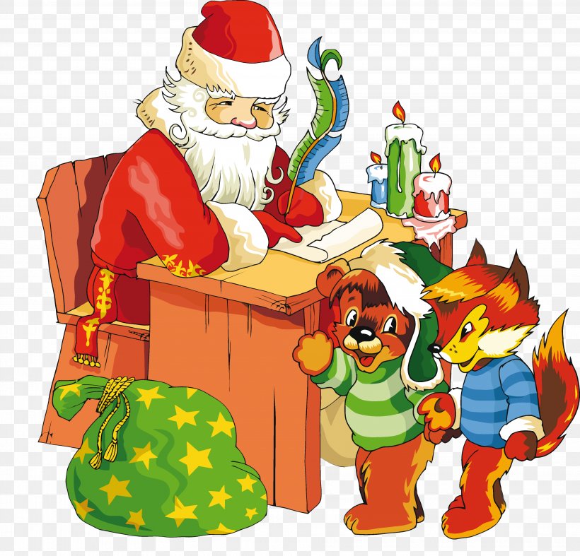 Santa Claus Ded Moroz Snegurochka Christmas Mrs. Claus, PNG, 3860x3705px, Santa Claus, Art, Brooch, Child, Christmas Download Free