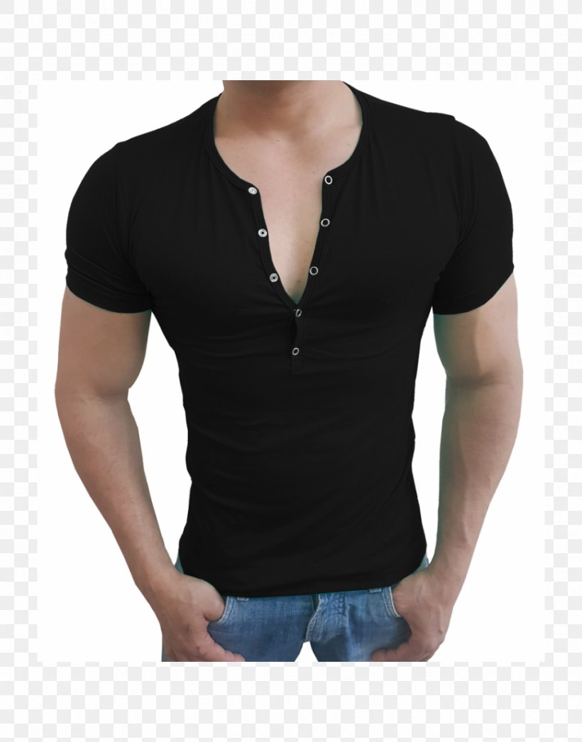 T-shirt Blouse Henley Shirt Clothing, PNG, 870x1110px, Tshirt, Black, Blouse, Button, Clothing Download Free