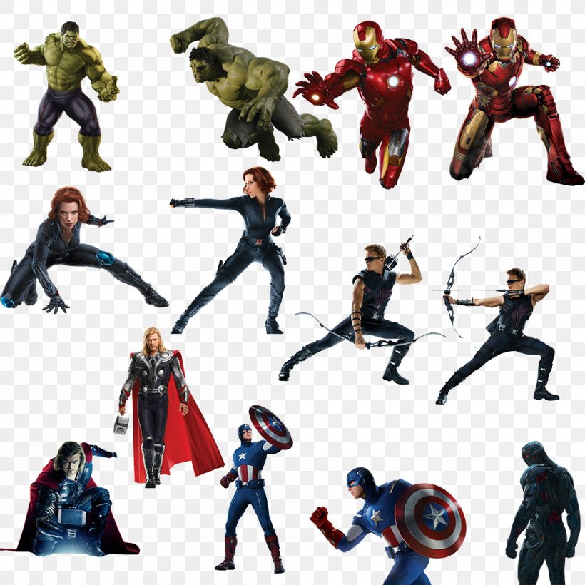 Thor Clint Barton Captain America Iron Man Superhero, PNG, 1000x1000px, Thor, Action Figure, Avengers, Captain America, Clint Barton Download Free