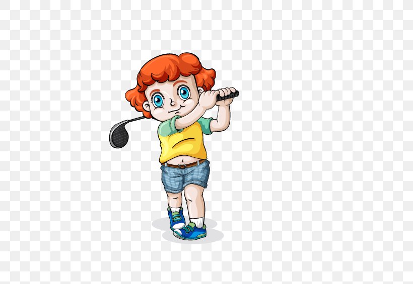 Golf Stock Illustration Clip Art, PNG, 567x565px, Golf, Art, Boy, Cartoon, Child Download Free