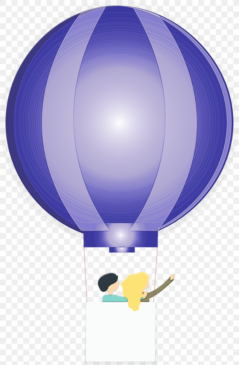 Hot Air Balloon, PNG, 1963x3000px, Hot Air Balloon, Balloon, Blue, Floating, Paint Download Free