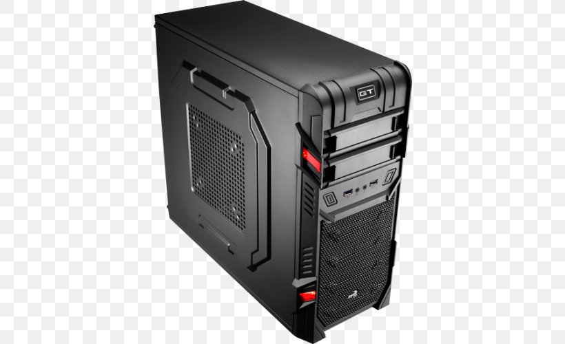 Computer Cases & Housings Power Supply Unit Black Laptop ATX, PNG, 500x500px, Computer Cases Housings, Aerocool, Atx, Black, Computer Download Free