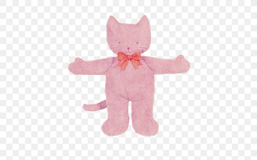 Pink Cat Plush Stuffed Toy, PNG, 512x512px, Cat, Carnivoran, Cat Like Mammal, Cat Play And Toys, Designer Download Free