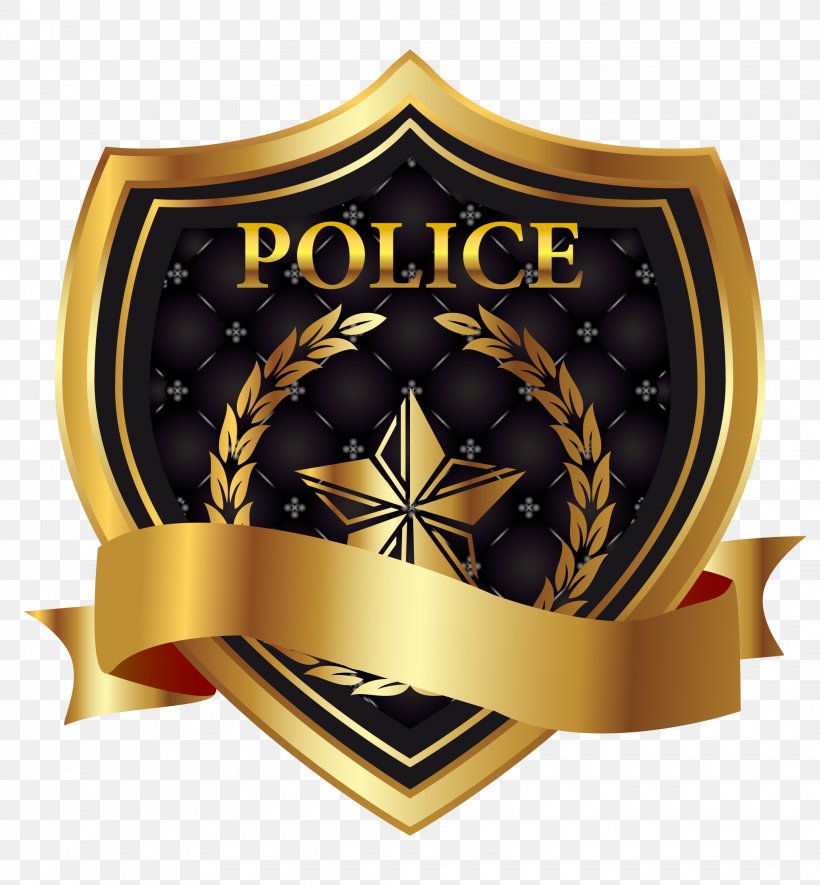 Police Badge Euclidean Vector Illustration, PNG, 2060x2225px, Police, Badge, Brand, Decorative Arts, Emblem Download Free