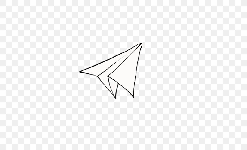 Airplane Paper Plane Wing, PNG, 500x500px, Airplane, Area, Black, Black And White, Line Art Download Free