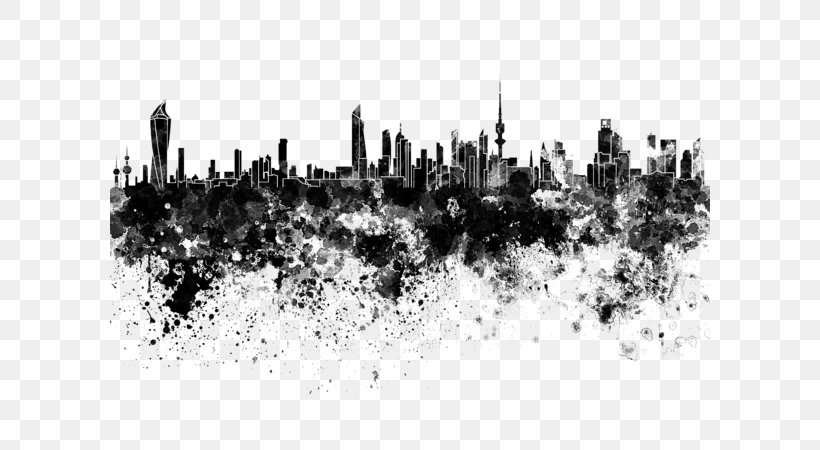 Kuwait Stock Photography Royalty-free, PNG, 600x450px, Kuwait, Art, Black And White, City, Flag Of Kuwait Download Free