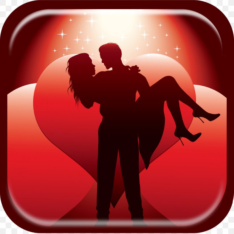 Silhouette Intimate Relationship Royalty-free, PNG, 1024x1024px, Silhouette, Couple, Drawing, Fictional Character, Heart Download Free