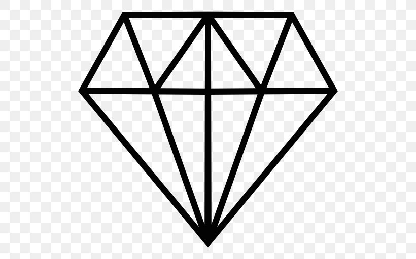 Diamond Gemstone, PNG, 512x512px, Diamond, Area, Black, Black And White, Garnet Download Free