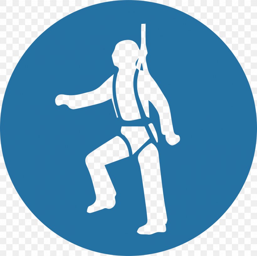 Safety Harness Personal Protective Equipment Sign Occupational Safety And Health, PNG, 1814x1811px, Safety Harness, Area, Blue, Dust Mask, Hand Download Free