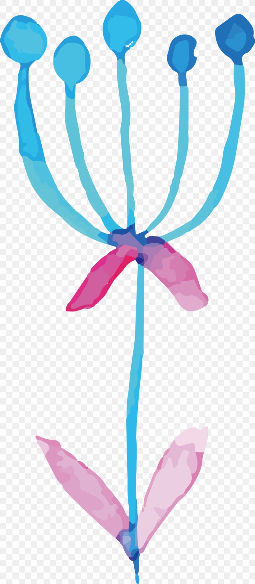 Blue Color Flower, PNG, 1181x2704px, Blue, Color, Designer, Flower, Leaf Download Free