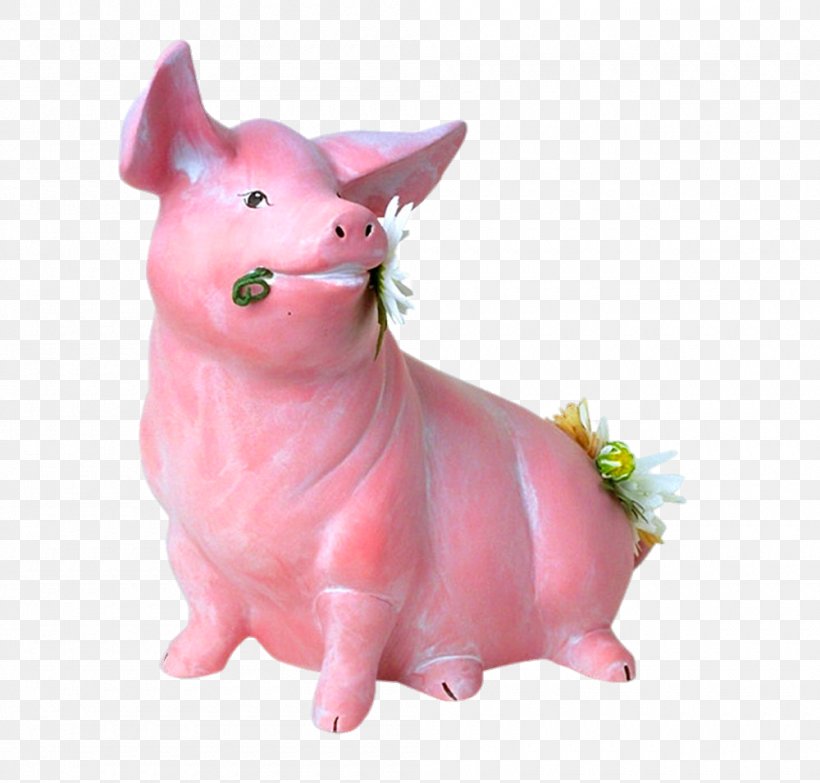 Domestic Pig Piggy Bank Dog, PNG, 1000x956px, Domestic Pig, Ceramic, Dog, Dog Like Mammal, Figurine Download Free