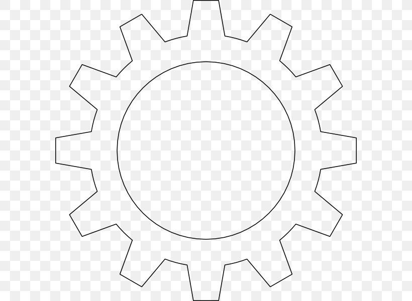 Gear Drawing Pizza Royalty-free Clip Art, PNG, 600x600px, Gear, Area, Artwork, Black And White, Diagram Download Free