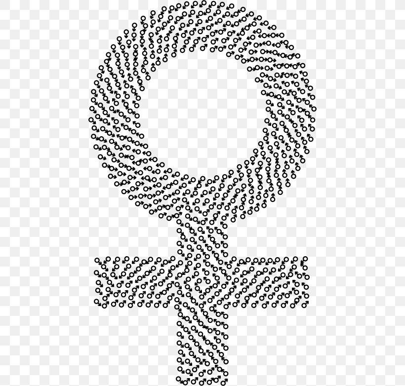 Gender Symbol Female Clip Art, PNG, 462x782px, Gender Symbol, Area, Art, Black And White, Body Jewelry Download Free