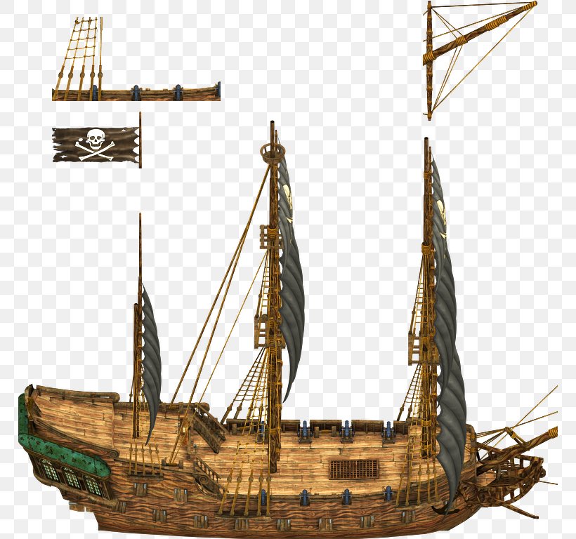 RPG Maker MV Galleon Barque Full-rigged Ship Tile-based Video Game, PNG, 768x768px, Rpg Maker Mv, Baltimore Clipper, Barque, Barquentine, Boat Download Free
