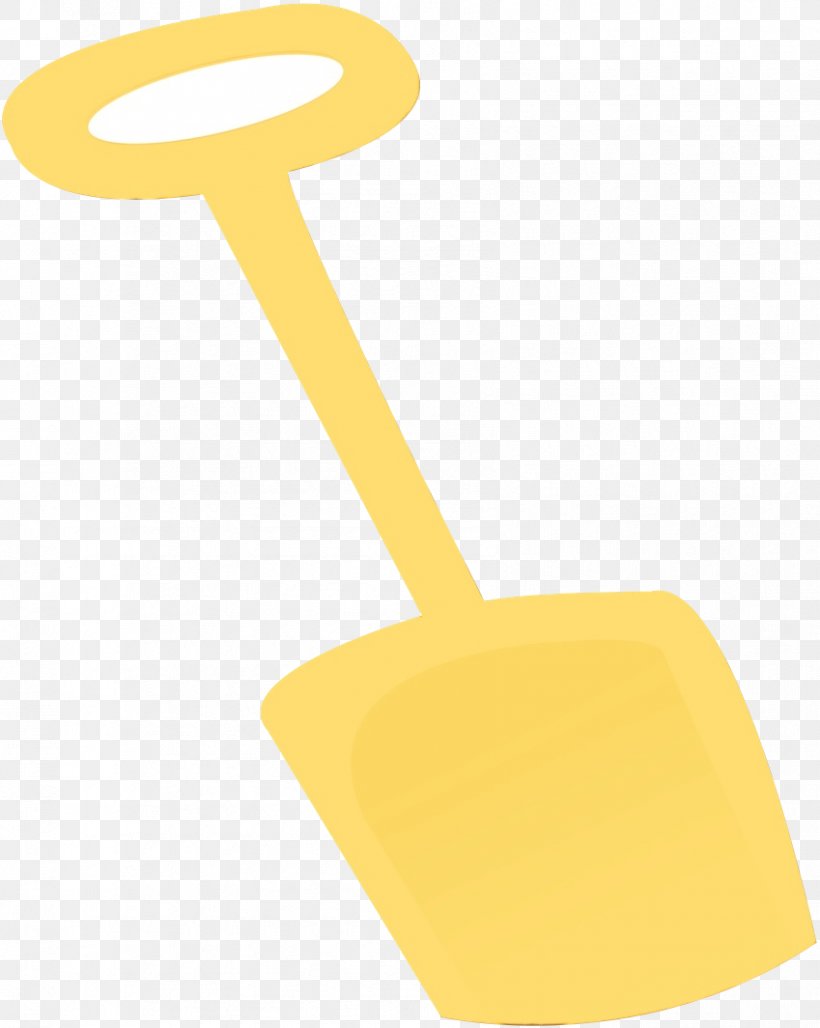 Yellow Shovel, PNG, 849x1065px, Watercolor, Paint, Shovel, Wet Ink, Yellow Download Free