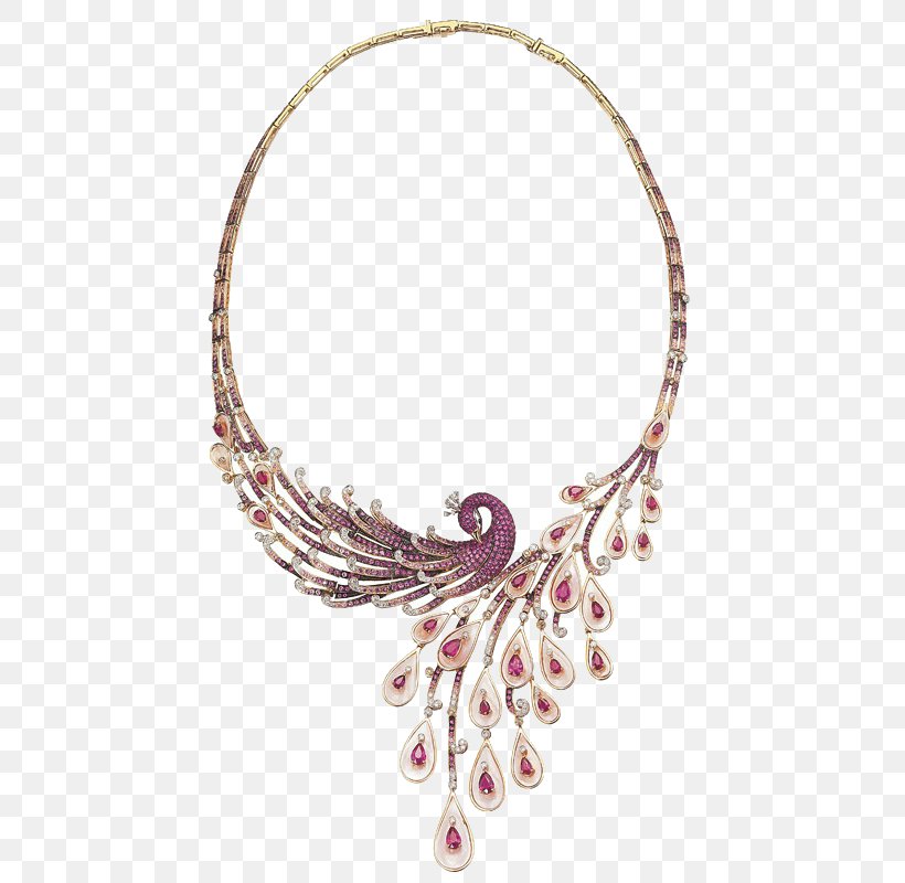 Necklace Earring Jewellery Gemstone Peafowl, PNG, 600x800px, Necklace, Body Jewelry, Brooch, Chain, Chow Tai Fook Download Free