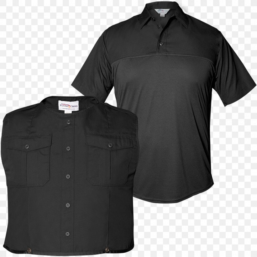 T-shirt Sleeve Uniform Clothing, PNG, 1000x1000px, Tshirt, Active Shirt, Black, Button, Clothing Download Free
