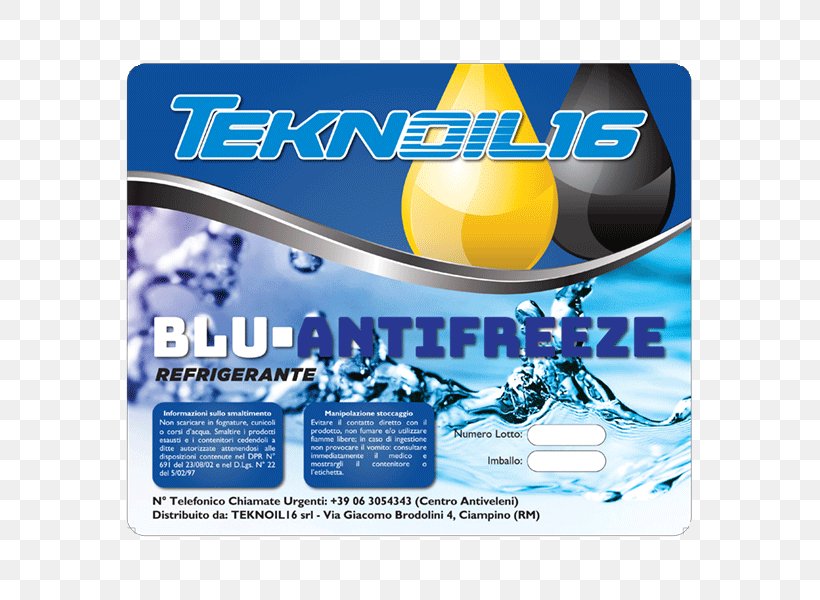 Antifreeze Brand Internal Combustion Engine Cooling Teknoil16, PNG, 600x600px, Antifreeze, Advertising, Alloy, Automotive Industry, Billboard Download Free
