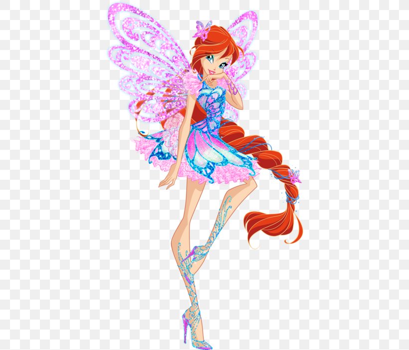Bloom Tecna Fairy Butterflix YouTube, PNG, 400x701px, Watercolor, Cartoon, Flower, Frame, Heart Download Free