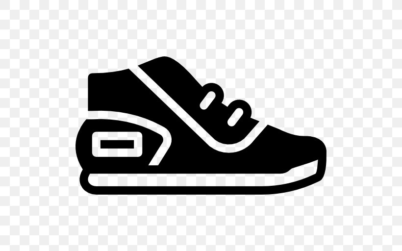 Icon Design Sneakers Clip Art, PNG, 512x512px, Icon Design, Area, Black, Black And White, Brand Download Free
