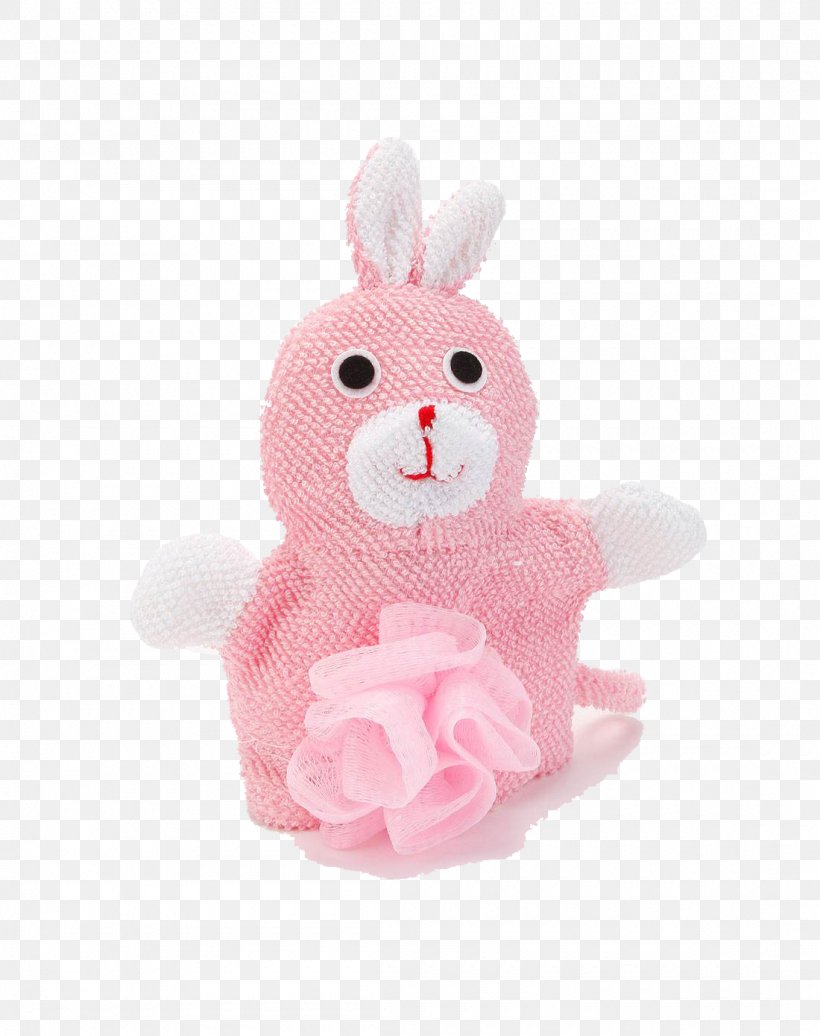 Easter Bunny Plush Rabbit Stuffed Toy Textile, PNG, 1100x1390px, Easter Bunny, Easter, Material, Pink, Plush Download Free