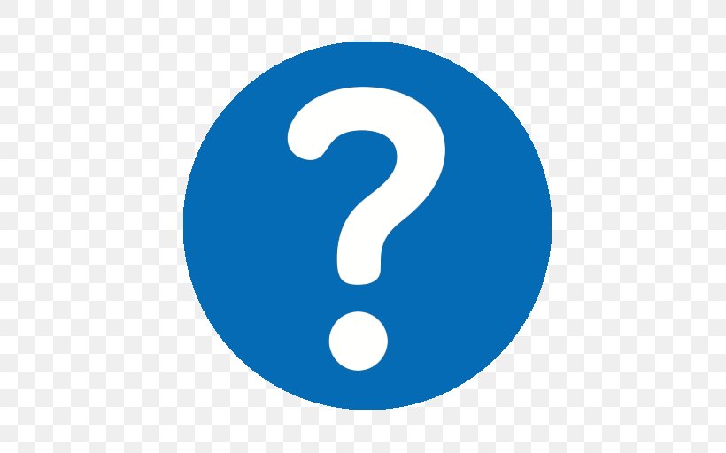 Blue Question Mark Color Number, PNG, 512x512px, Blue, Area, Color, Faq, Logo Download Free