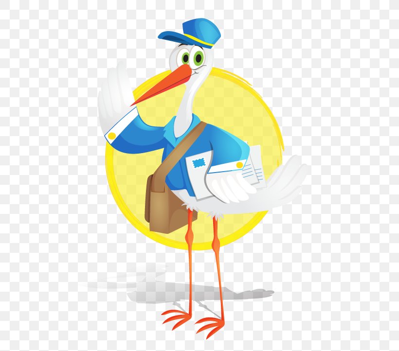 Crane Duck Cartoon Clip Art, PNG, 542x722px, Crane, Animal, Art, Beak, Bird Download Free