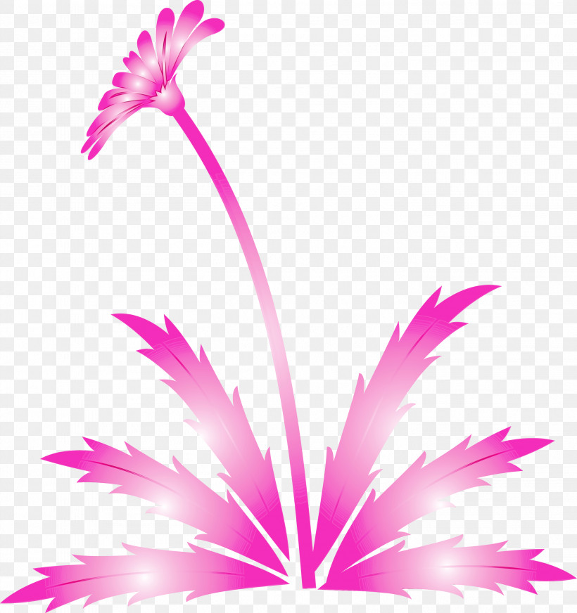 Feather, PNG, 2819x3000px, Dandelion Flower, Easter Day Flower, Feather, Flower, Magenta Download Free