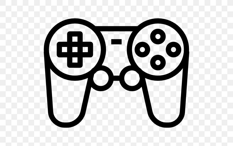 GameCube Controller Game Controllers Video Game Gamepad, PNG, 512x512px, Gamecube Controller, Area, Black, Black And White, Controller Download Free
