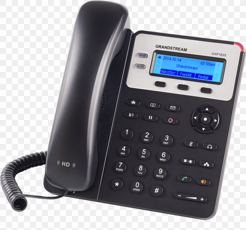 Grandstream Networks Grandstream GXP1625 VoIP Phone Telephone Session Initiation Protocol, PNG, 821x768px, Grandstream Networks, Answering Machine, Caller Id, Corded Phone, Electronics Download Free