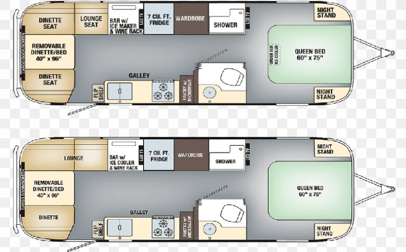 Floor Plan Airstream Caravan Motorhome Campervans, PNG, 831x517px, Floor Plan, Airstream, Brand, Campervans, Caravan Download Free