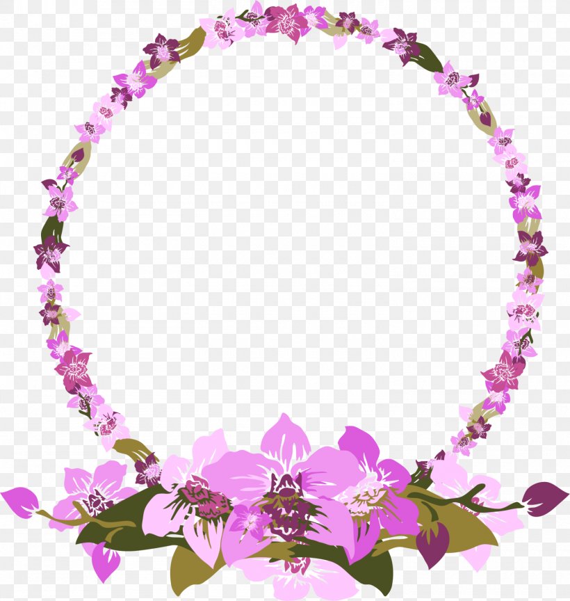 Purple Fresh Wreath, PNG, 1500x1581px, Flower, Art, Blossom, Flora, Floral Design Download Free