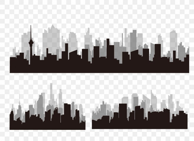 Silhouette Architecture City, PNG, 1090x797px, Silhouette, Architecture, Black And White, Book Design, Building Download Free