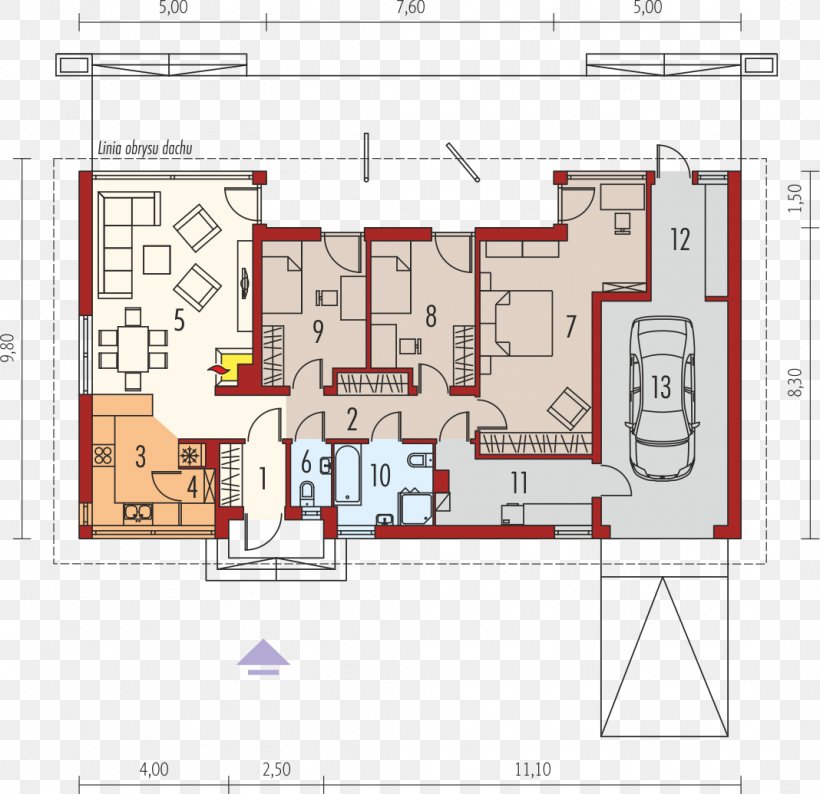 House Project Canopy Maison En Bois Plan, PNG, 1068x1035px, House, Area, Attic, Bathroom, Bungalow Download Free