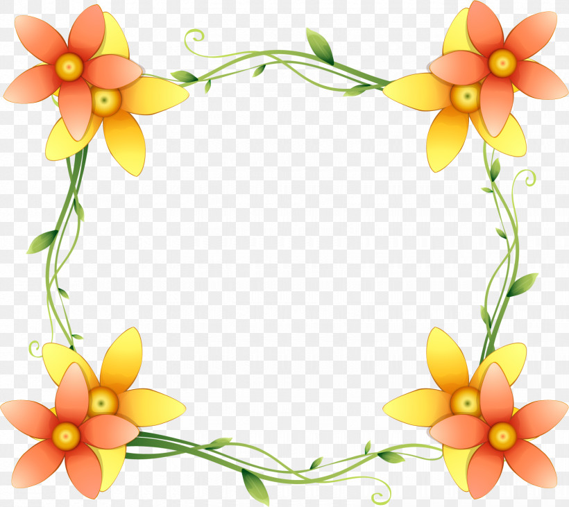 Yellow Flower Frame Vine Frame Foliage Vine Frame, PNG, 1645x1467px, Yellow Flower Frame, Flower, Foliage Vine Frame, Petal, Picture Frame Download Free