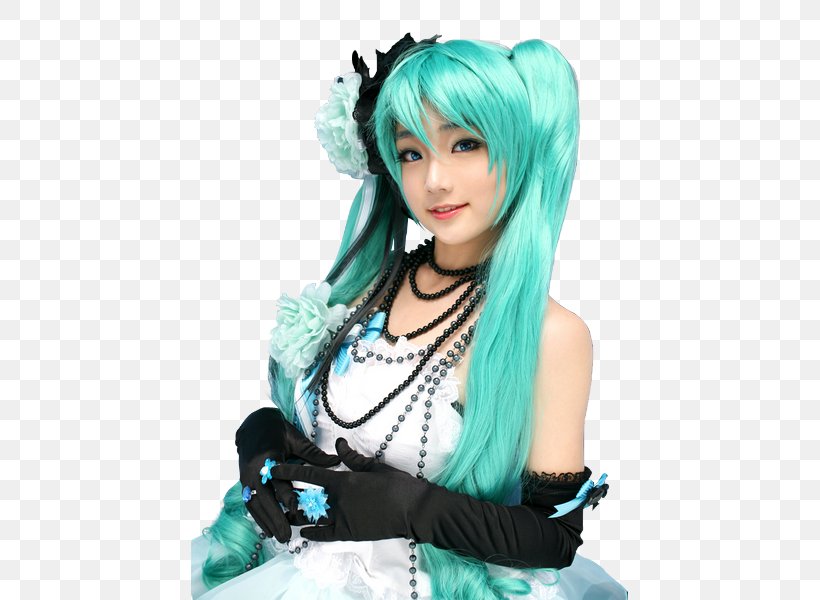 Alodia Gosiengfiao EOY Cosplay Festival Hatsune Miku Costume, PNG, 437x600px, Watercolor, Cartoon, Flower, Frame, Heart Download Free